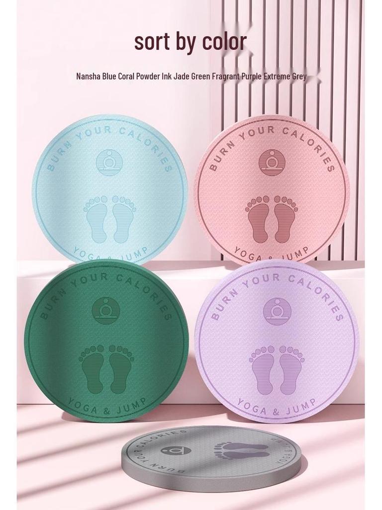 Geräuschloses, rutschfestes, stoßdämpfendes, kabelloses Springseil & Yogamatte