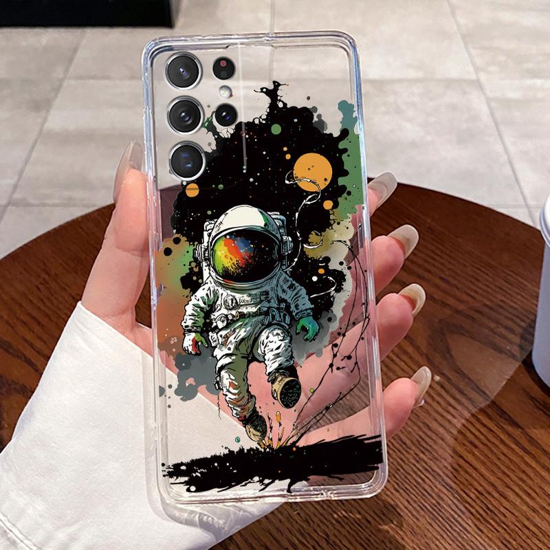 For Samsung Galaxy S21 Ultra Shell Samsung S21 FE Cases Soft TPU Back Cover For Samsung S21 Plus S21+ Capa Rabbit Cat Phone Case