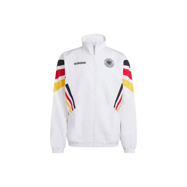 Nová tepláková bunda Adidas Německo 1996 Retro sportovní bundy se stojáčkem Pánská Černá Bílá IT7752