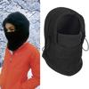 Ski Face Mask Windproof Thermal Fleece Balaclava Hat Neck Warmer Hooded Neck Face Mask Thicken Warm Bomber Hat for Hiking Skiing