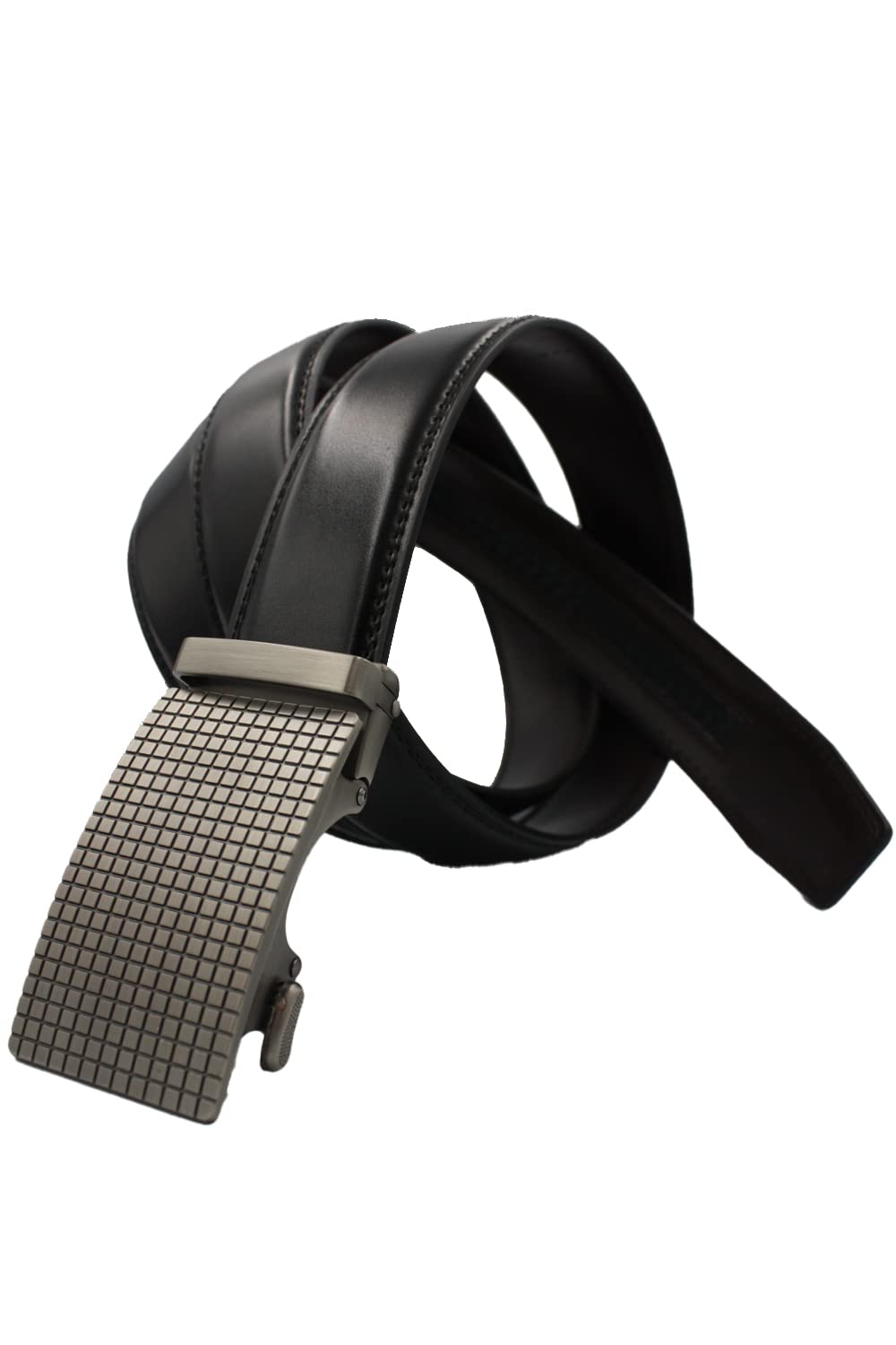 

Paani Paani Plus Size Perfect for and Casual Plaid Buckle Men s Belt, Business, Suits, Wear, Holeless, Pattern, чёрный