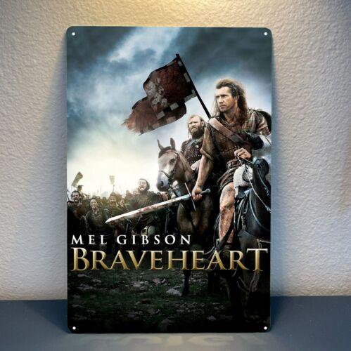 Braveheart Mel Movie Metal Poster Tin Sign 20x30cmAluminum 20x30cm(7.8x11.8inch)