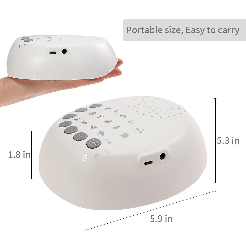 Sound Machine Baby Sleep Soothers White Noise With 15 Soothing Sounds 15 30 60 Minutes Timer For Home Office Travel