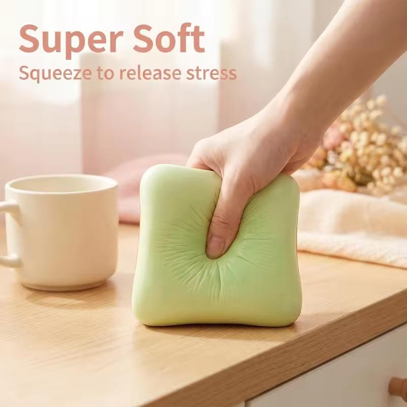 Realistyczny Maślany Tost Squishy Miękka Zabawka Fidget Powolne Odbicie Ściskanie Ręką Ulga w Stresie Sensoryczny Prezent na Codzienny Relaks