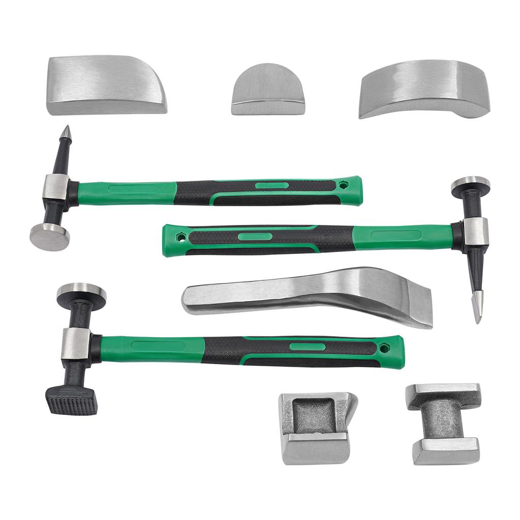 9Pcs Car Dent Repair Kit Auto Body Repair Tool Kit Suitable for Repairing Car Dents Door Dings