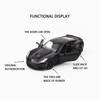 1:36 Chevrolet Corvette C7 Alloy Diecast Modely supersportovních modelů aut, simulační kovová karoserie vozidla se stahováním Dětské hračky