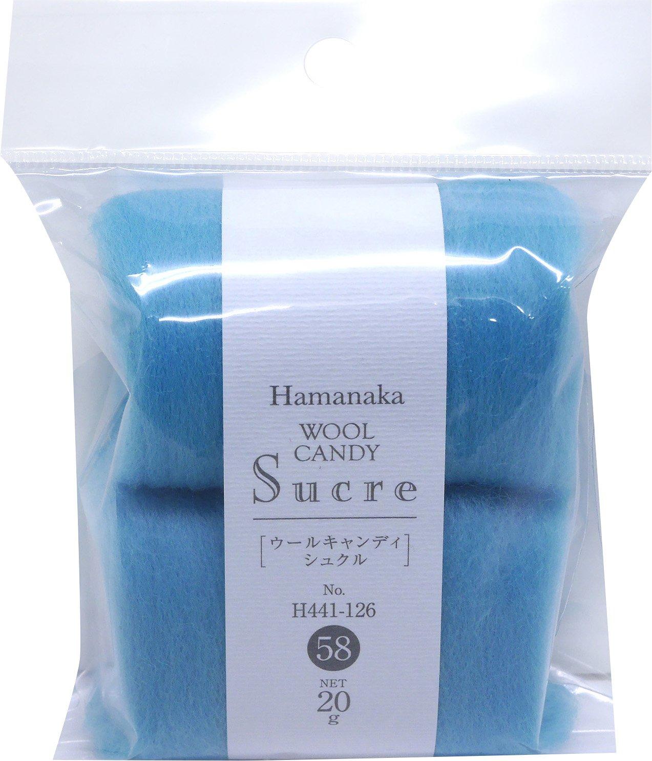

Hamanaka Вовна для валяння Wool Felt Wool Candy Sucre Кол.58 Синій 20г H441-126-58 синій
