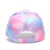 Summer Kids Baseball Cap Fashion Tie-dye Print Snapback Hat For Children Girls Outdoor Streetwear Adjustable Duck Tongue Cap