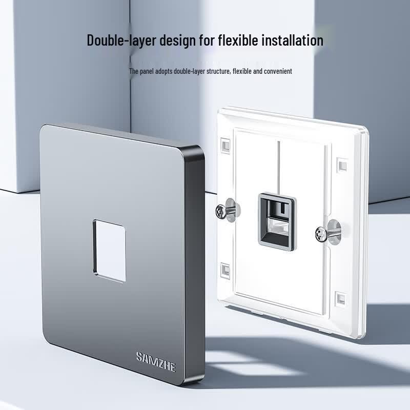 SAMZHE Cat7 Network Wall Plate