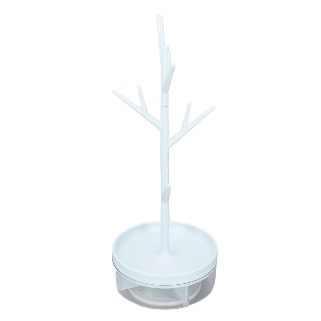 Jewelry Hanging Tree Stand Branch Shape Rotatable Detachable Student Jewelry Storage Display Stand Desktop
