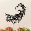 1pc Minimalist Metal Bird Wall Art Decorative Iron Mural for Living Room Garden Halloween Party Gift