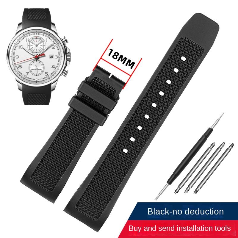 

For IWC PORTUGIESER YACHT CLUB CHRONOGRAPH IW390502 IW390209 Watch Strap 22mm Curved Diving Silicone bracelet Rubber Watchband 22mm