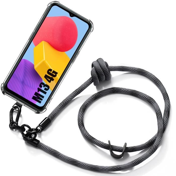 Coque - Samsung - Galaxy M13 - Antichoc - Anti-Rayures - Bandoulière Détachable