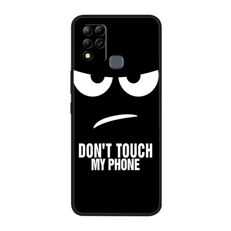 For Infinix Hot 11 G37 4G Case Covers TPU Black Silicone Cover for Infinix Hot11 G37 Protective X689F Soft G 37 Black Shells