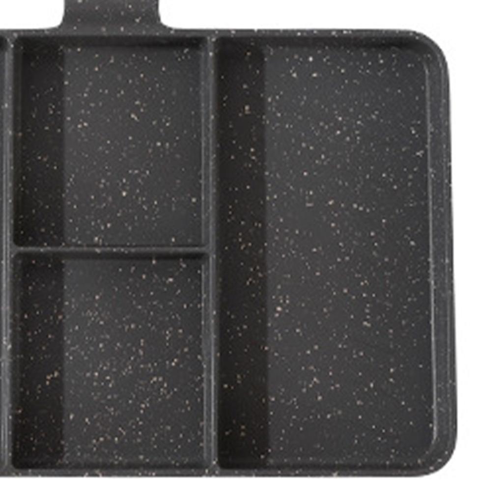 Divided Grill Maifan Stone Coating Aluminum Uniform Heating Anti Stick Multifunctional 4 Section Breakfast Pan for