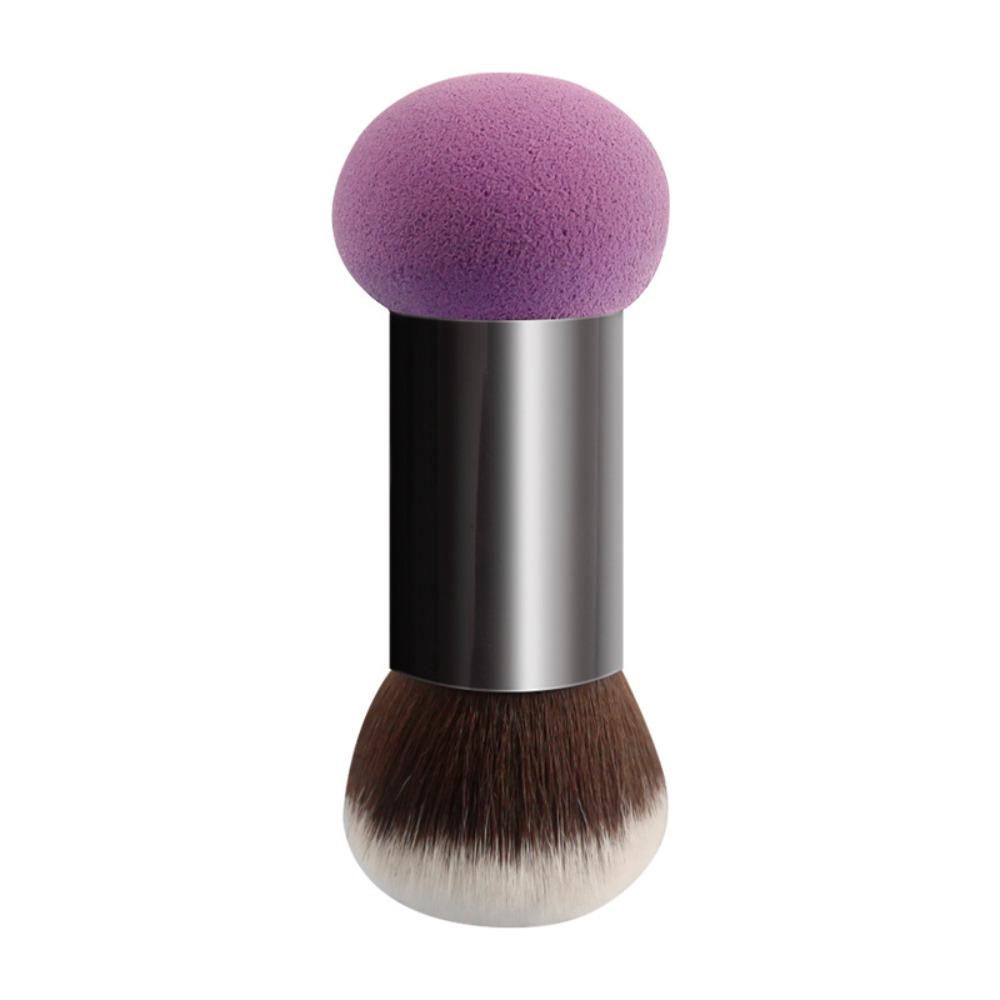 

Chubby-shaped Foundation Brush Double Head Makeup Brush for Loose Powder Eyeshadow Style 02
