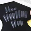 240 Pcs Sandwich Nail Mode For Nail Extension Almond Coffin 15 Size Nail Rapid Extension Dual Forms Bottom And Top Manicure Tool