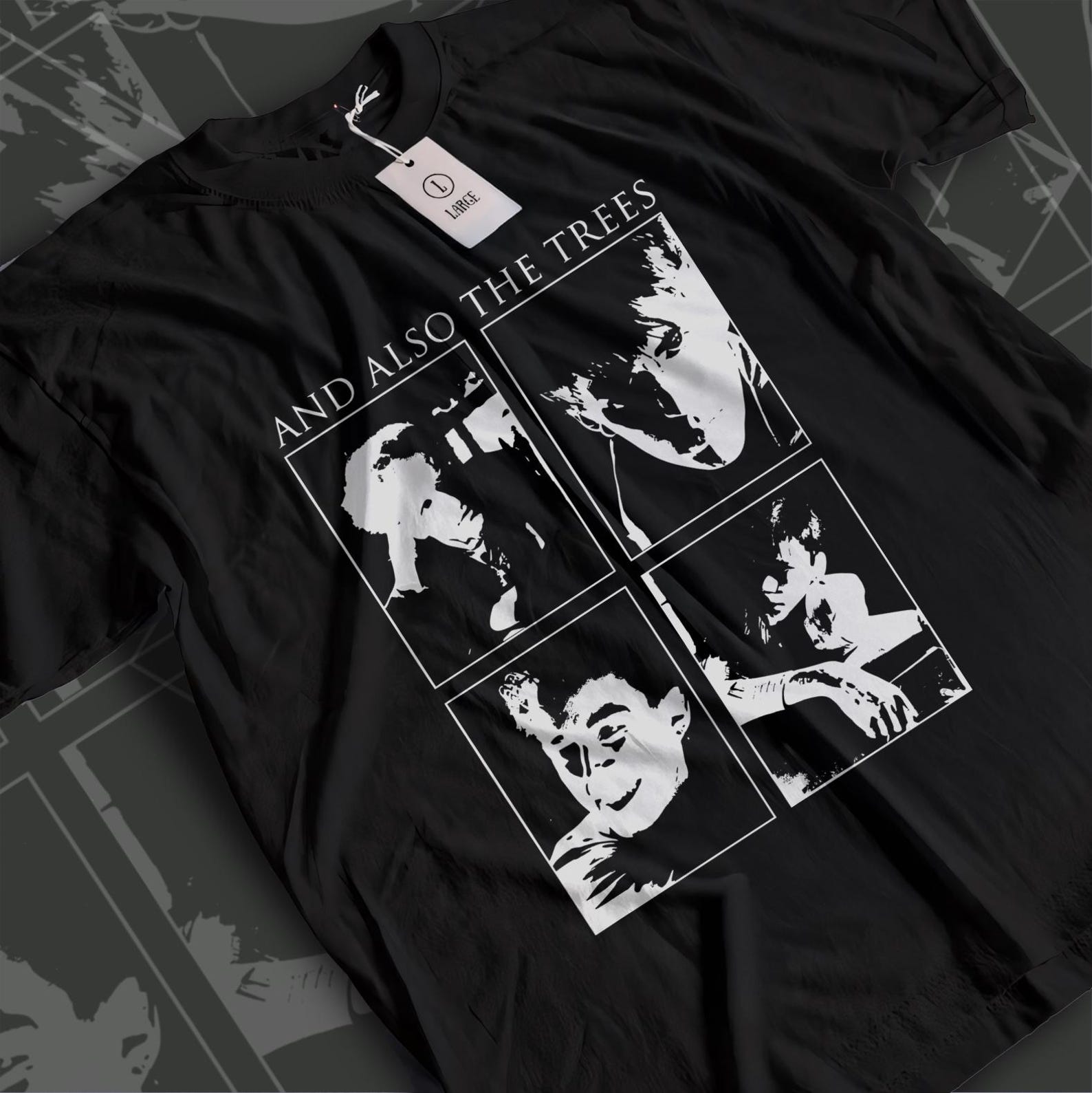 And Also The Trees T-Shirt - Post-Punk & Gothic Rock Band Tee - 80s Alternative Music Shirt - Unisex S to 5XL L