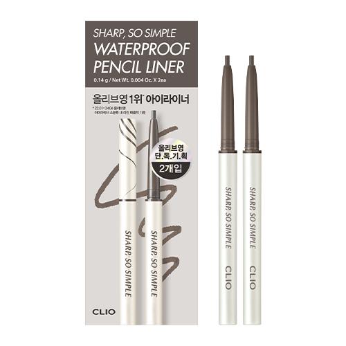 Clio Sharp So Simple Waterproof Pencil Liner Double Promotion