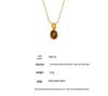 Fashion Agate Pendant Adjustable Long Sweater Chain - Simple Stainless Steel Design