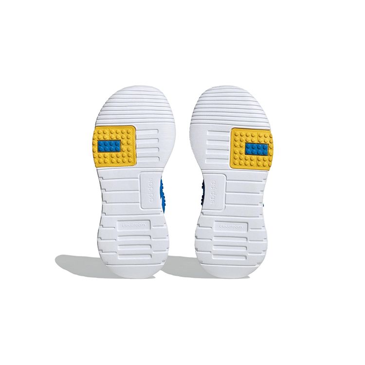 Adidas Lego X  Neo Racer TR21 Elastic Fabric Durable Low Top Kids Running Shoes Kids sneaker White Blue IF2888