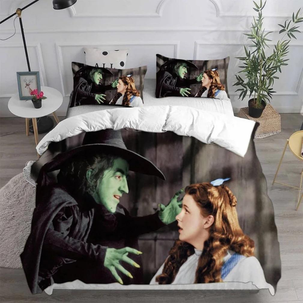 The Wizard of Oz Bedding Sets,Wizard of Oz Duvet Cover,Anime Quilt Bed Cover Duvet Cover Pillow Case 2-3 Pieces Sets Kids Adult