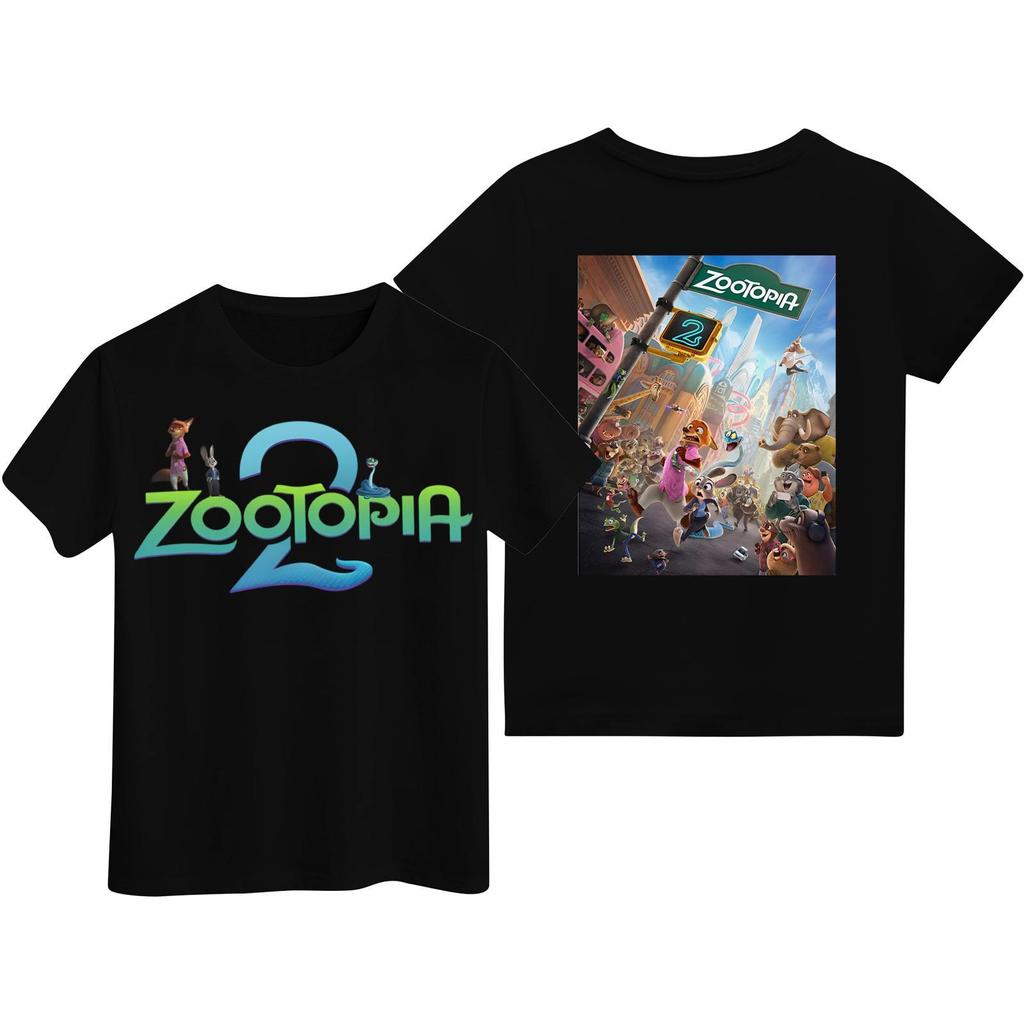 Children's Casual Fashion Cartoon Print Short-sleeved T-shirt Top