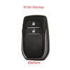Pokrowiec na kluczyk samochodowy dla Toyota Hilux 2024 Yaris Corolla 2023 Rav4 2021 CHR Revo Auris Innova Highlander Venza Uchwyt na klucze