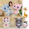 Cute Cartoon Plush Animal Doll For Girls With Soft Pp Cotton Filling