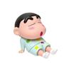 Crayon Shin-chan Anime Figure: Cute Desktop Doll and Mobile Phone Holder