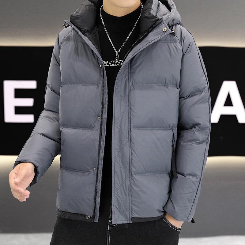 

Мужская пуховая куртка с капюшоном Мужская осенне-зимняя Новая трендовая Красивая Утолщенная Пух белой утки Теплая Повседневная Молодежная куртка 5XL