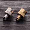 10/40pcs Copper Slotted Head Tire Valve Stem Cap with Core Remover Tool for Auto Motorcycle Bike Tire Wheel Stem Air Valve Caps