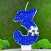 Football Numbers Birthday Candles Cake Party Birthday Candles DIY Creative