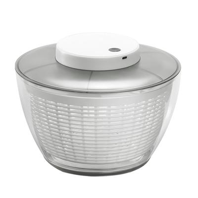 Asciugatrice Elettrica per Verdure Multifunzione Azionabile con una Mano Facile Pressione Grande Capacità Pulitore per Lattuga