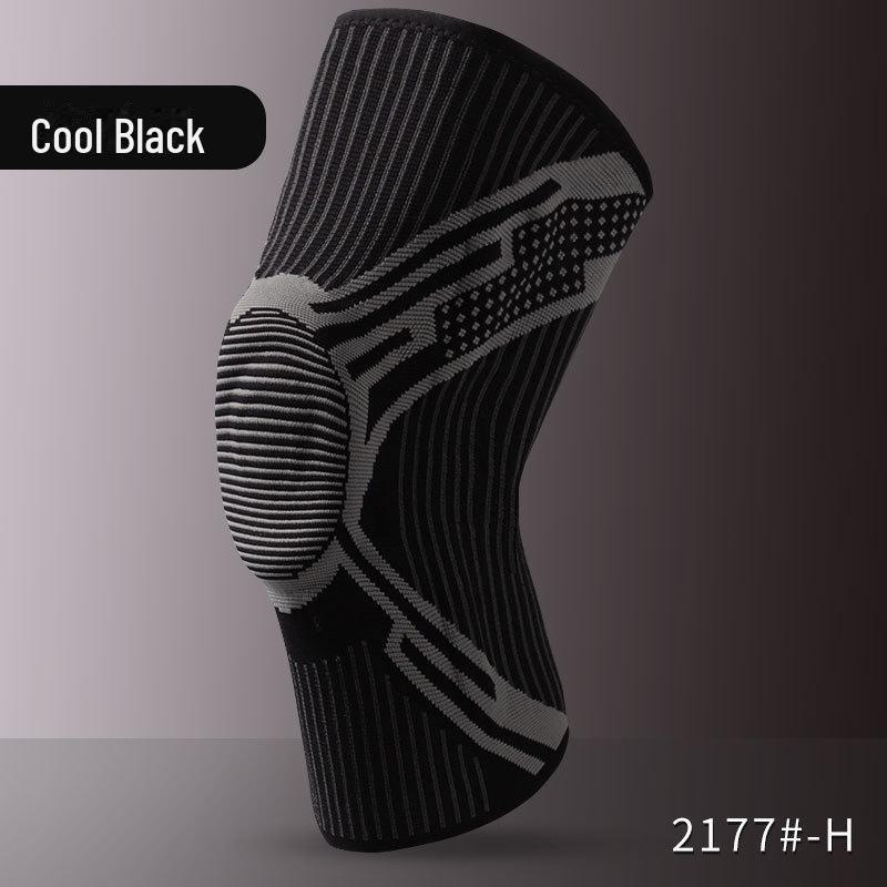Men's Silicone Knee Support Pads for Basketball & Running - Patella Protection & Sports Gear