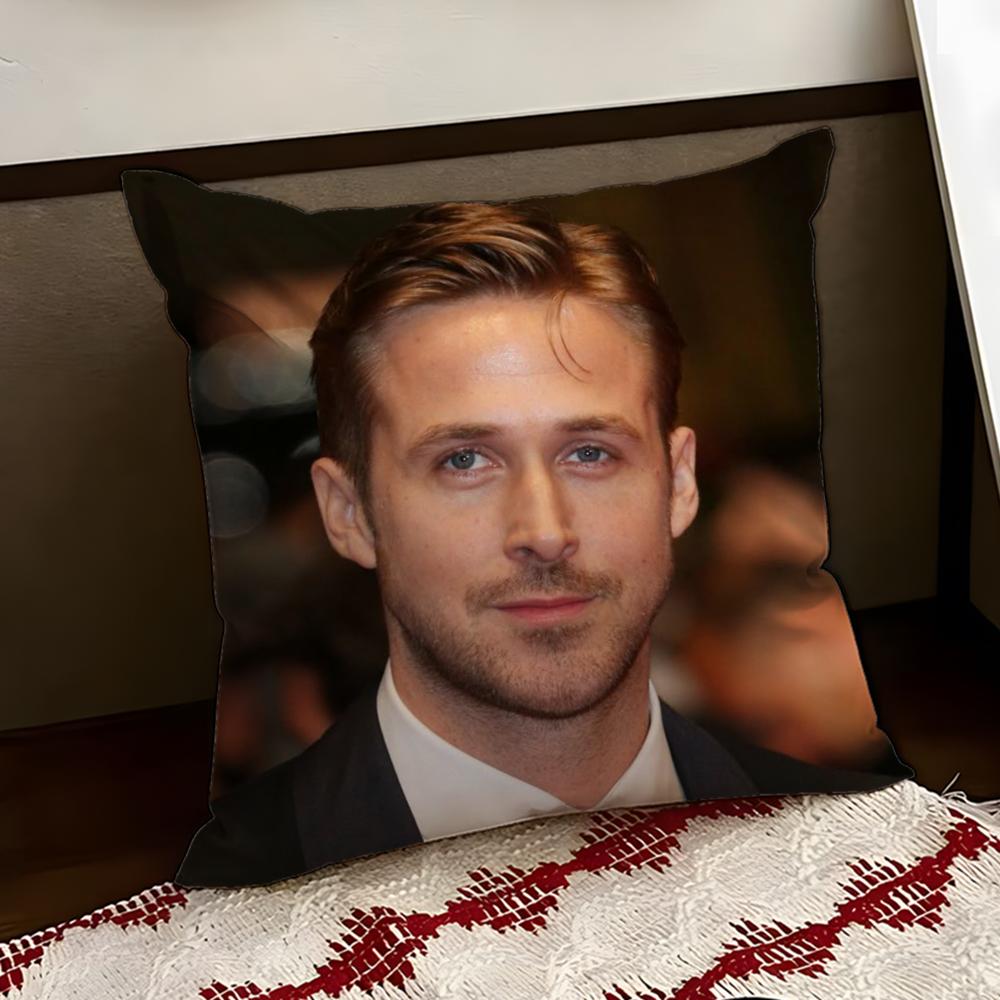 Singer RRyan Gosling Cushion Cover Reversible Soft Durable Pillow Cover Home Car MultiScene Use for Daily Comfort