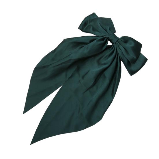 Hairpin Bow Theme Chiffon Long Ribbon Hair Clip Bright Color Lightweight Back Head Hair Claw Hair Accessories