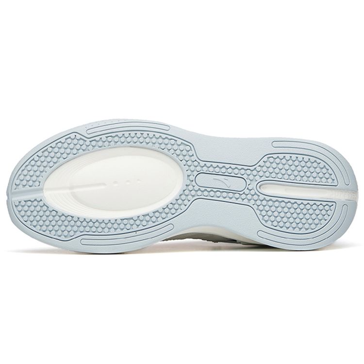 Anta Comfortable Wear-Resistant Breathable Lightweight Low-Top Casual Shoes Women Sneaker White Blue 122228081-1