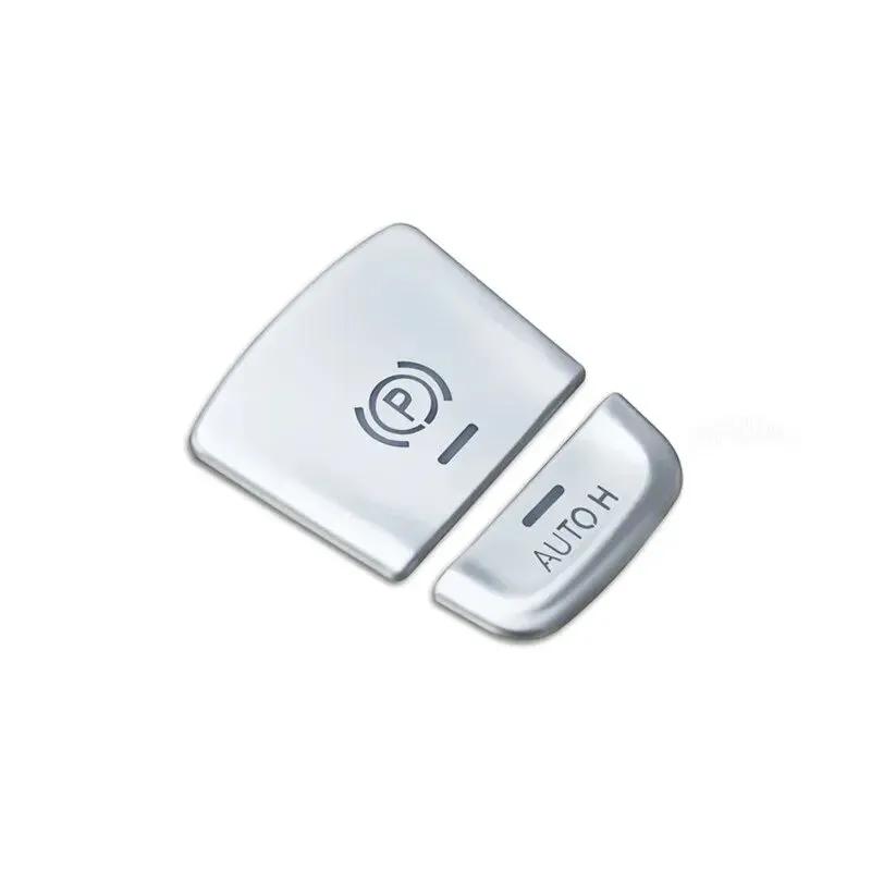 2Pcs/Set Car Start Stop Engine Button Cover Sticker& P Handbrake Button Sticker Fit For BMW 5 7 series G30 G12 X3 G01 X4 G02 GT6