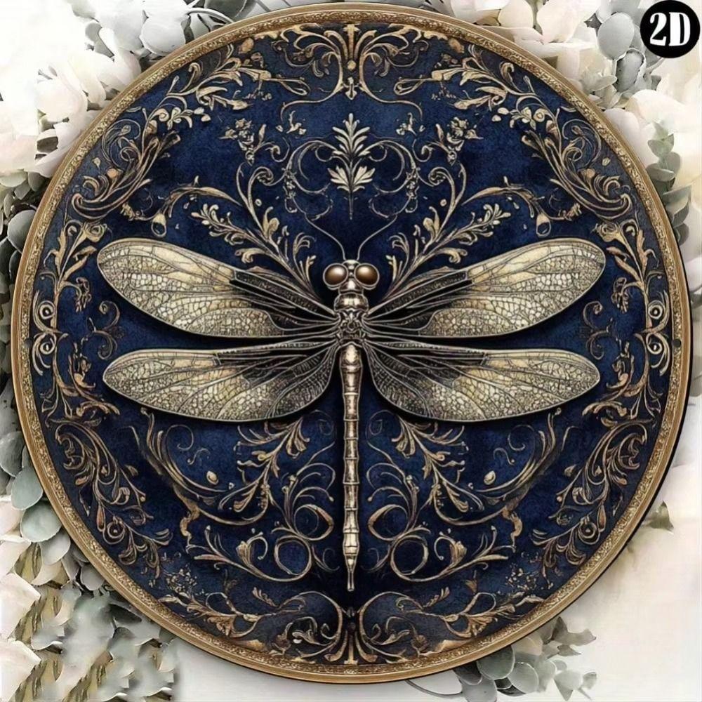 Metal Lotus Mandala Wall Art Spiritual Yoga Decor for Bedroom 20x20 cm