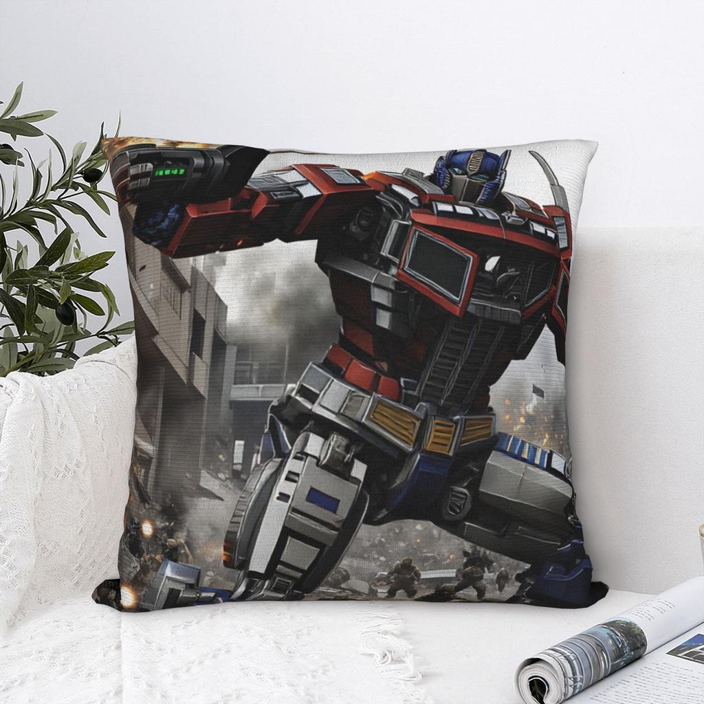 Super Robert Optimuss Primes Pillow Cover Comfy Cushion Cover Kawaii Pillow Case For Office Car Home Decor