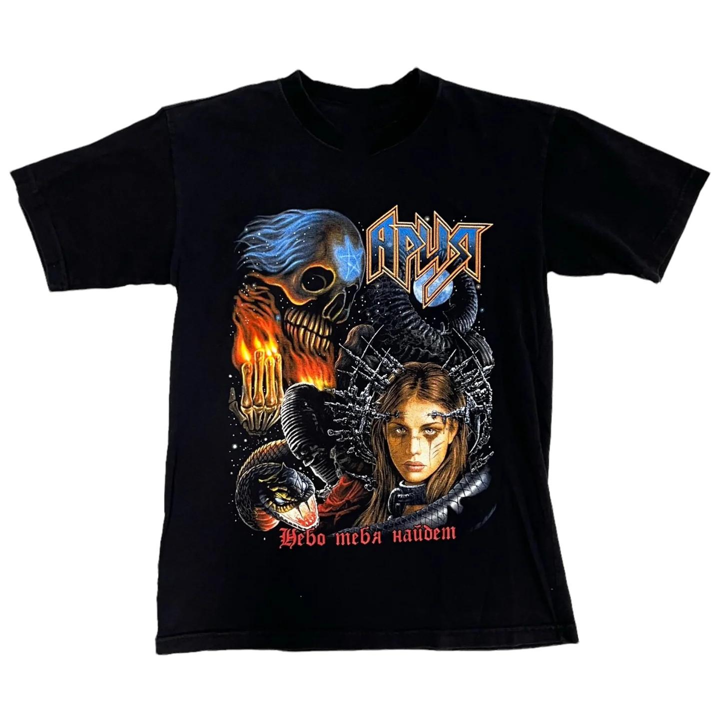 Aria Band Tour 1990 Collection Gift For Fan Short Sleeve S to 5XL T-shirt BM585 S