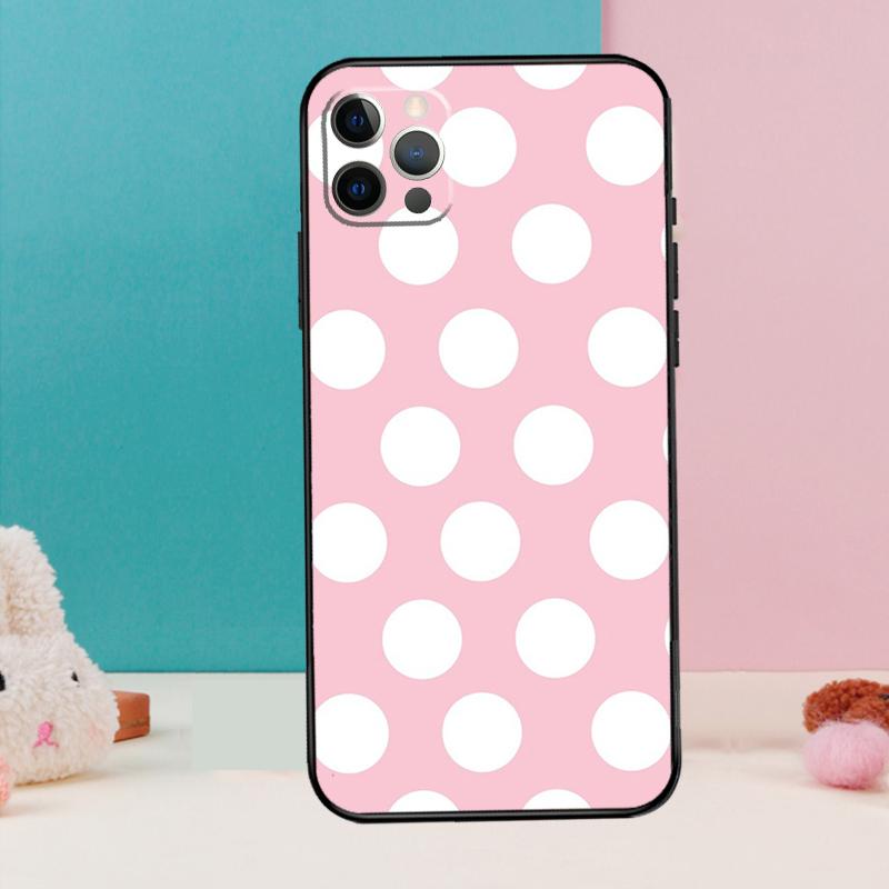 Polka Dots Art Phone Case For iPhone 17 Air 16 15 14 13 12 11 Pro Max 12 13 mini 15 16 Plus 16e Cover Coque