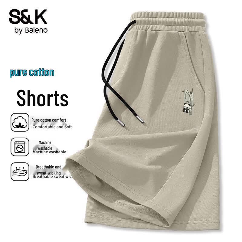 Baleno S&K Men s Pure Cotton Casual Shorts M
