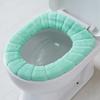 Toilet Seat Cover Comfortable Reusable Fiber Washable Toilet Seat Cushion for Bathroom