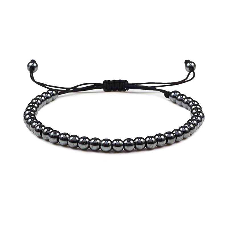 Charm Skull Head Copper Beads Bracelets Handmade Pave CZ Skeleton Crystal Adjustable Bracelet Punk Wrist Jewelry for Women Men