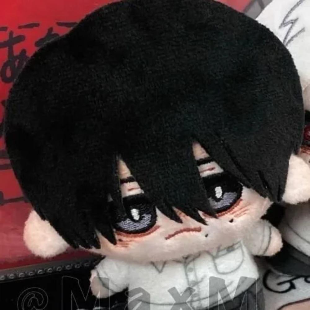 

In stock 10cm The Summer Hikaru Died Plush Doll Figure Yoshiki Tsujinaka Cotton Filling Doll Printed Nude Pendant Keychain Gifts