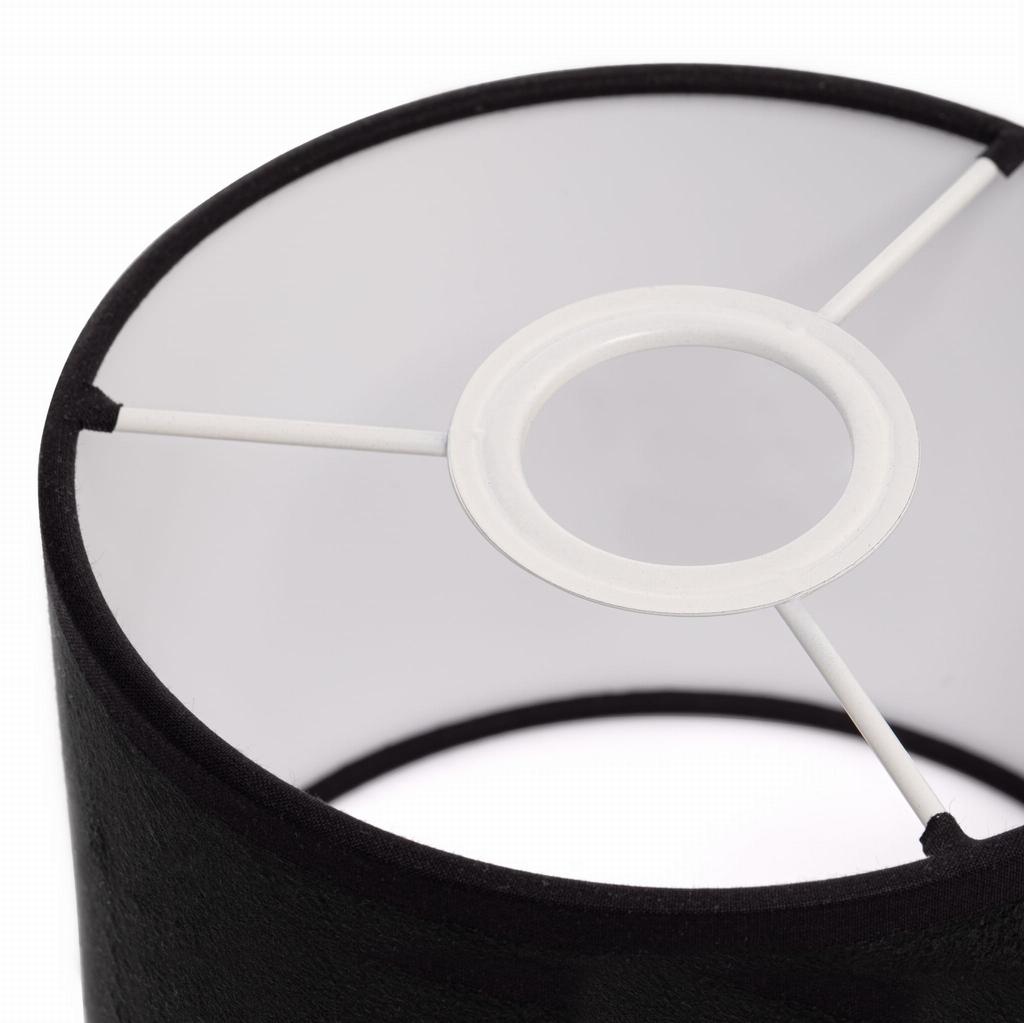 Lampa tornado amb welur czarny