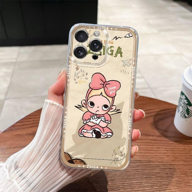 Cute Girl iPhone Case for 17 Pro Max/16/15 Pro Max/14 Pro Max