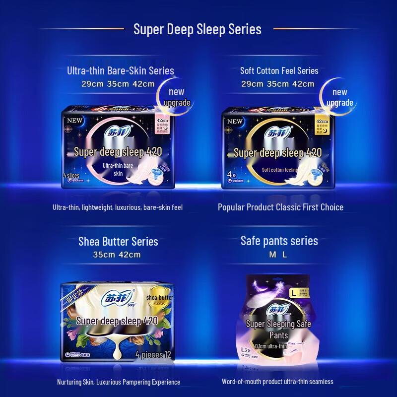 SOFY Super Sleep Ultra-Thin Overnight Sanitary Pads